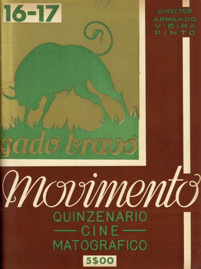 MOVIMENTO magazine side cover Issue 16-17  February 1934