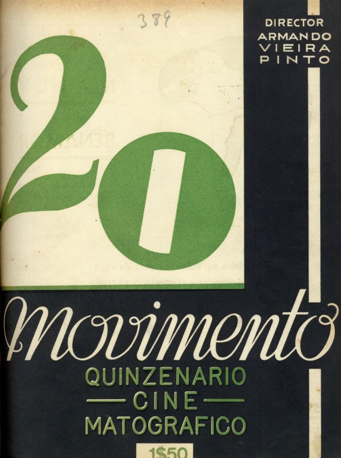 MOVIMENTO magazine side cover Issue 20 1 April 1934