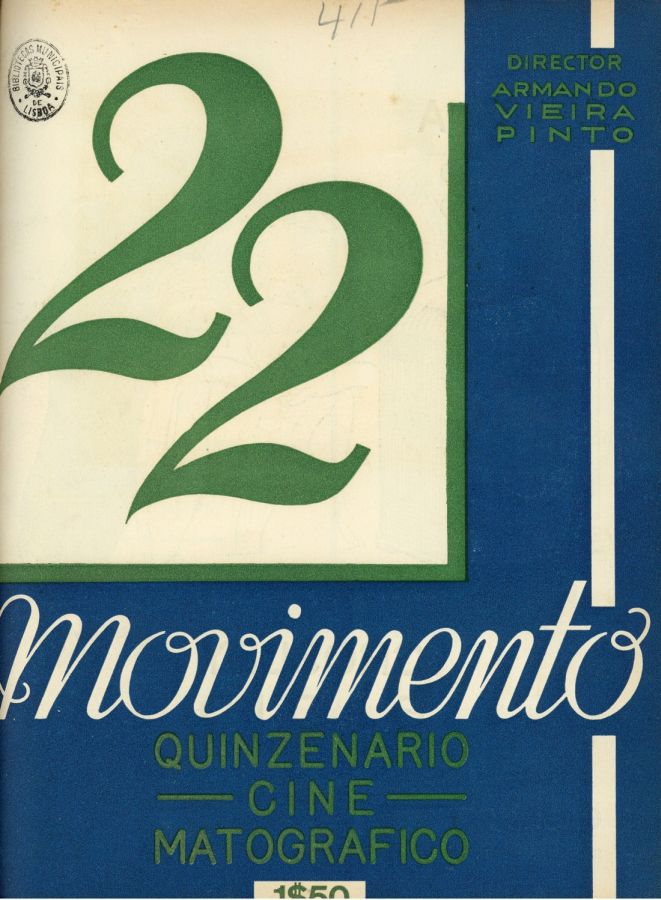 MOVIMENTO magazine side cover Issue 22 24 May 1934