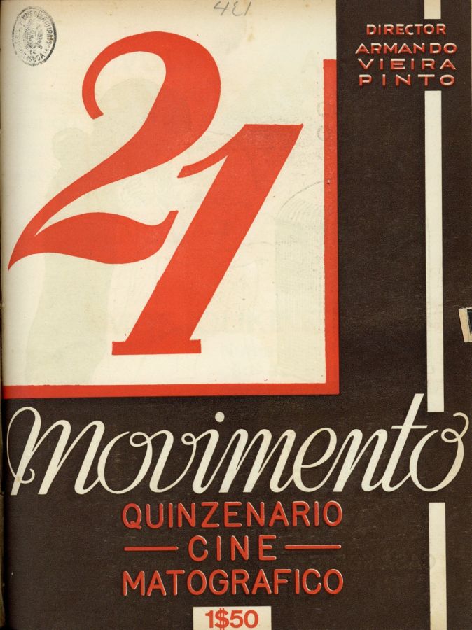 MOVIMENTO magazine side cover Issue 21   1934