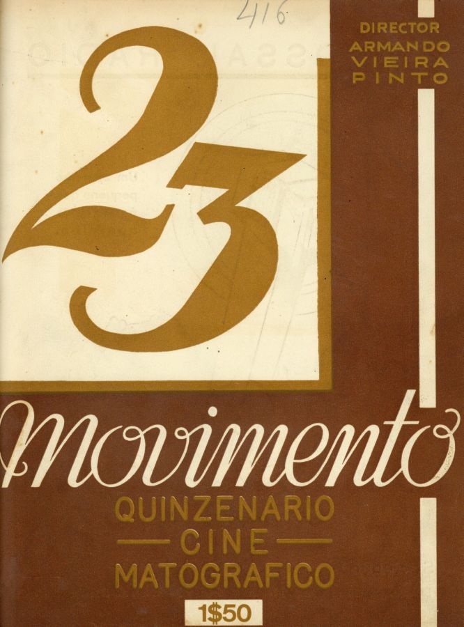 MOVIMENTO magazine side cover Issue 23   1934