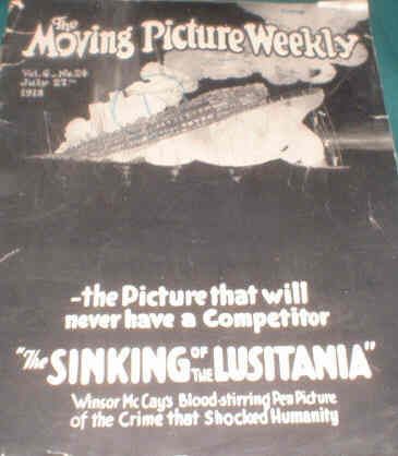 UNIVERSAL WEEKLY magazine side cover  Vol 6 # 24 27 July 1918