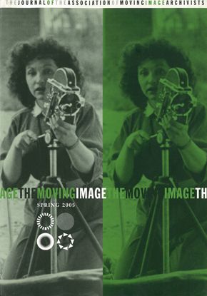 MOVING IMAGE magazine side cover Spring 2005