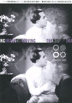 MOVING IMAGE magazine side cover Spring 2008