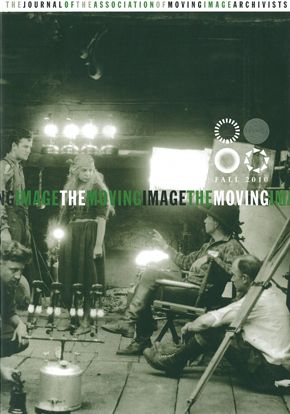MOVING IMAGE magazine side cover Fall 2010