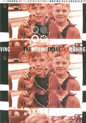 MOVING IMAGE magazine side cover Spring 2010