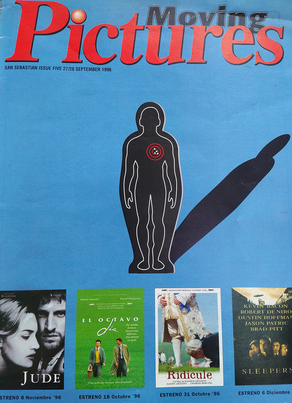 MOVING PICTURES INTERNATIONAL magazine side cover Issue (5)  Special 27 September 1996