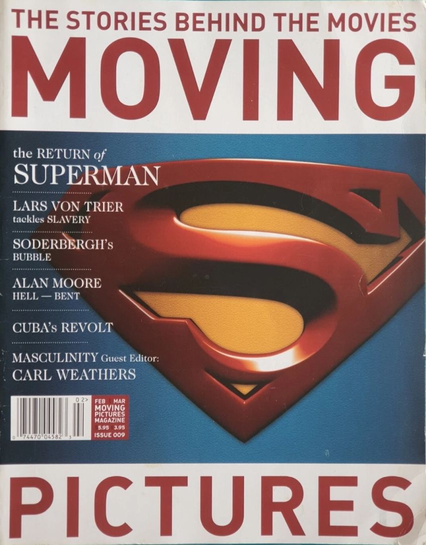MOVING PICTURES magazine side cover Issue 9 February/March 2006