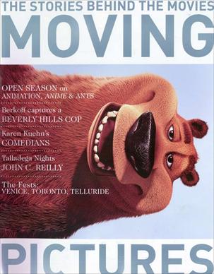 MOVING PICTURES magazine side cover Issue 12 August/September 2006