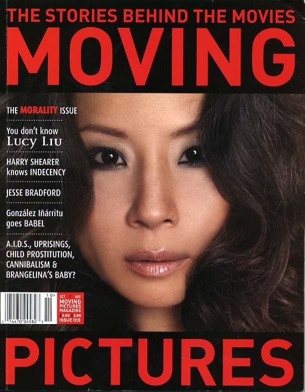 MOVING PICTURES magazine side cover Issue 13 October/November 2006