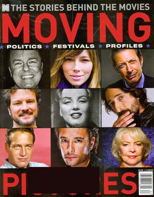 MOVING PICTURES magazine side cover Issue 25 October/November 2008