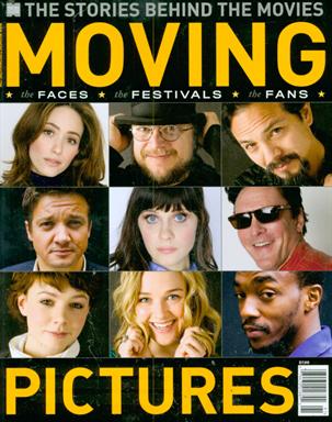 MOVING PICTURES magazine side cover Issue 28 April/May 2009