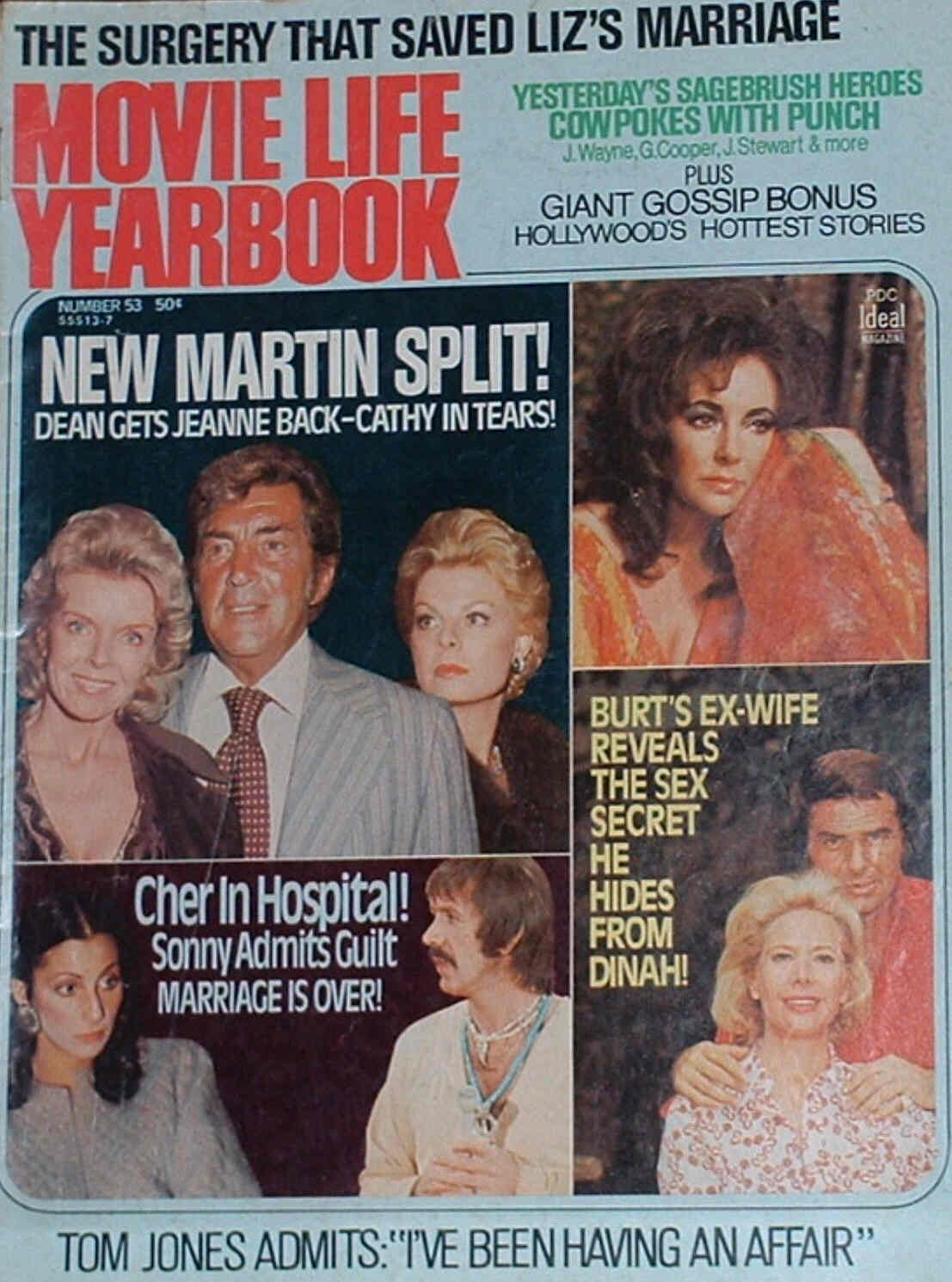 MOVIE LIFE magazine side cover Issue 53  Yearbook  1974