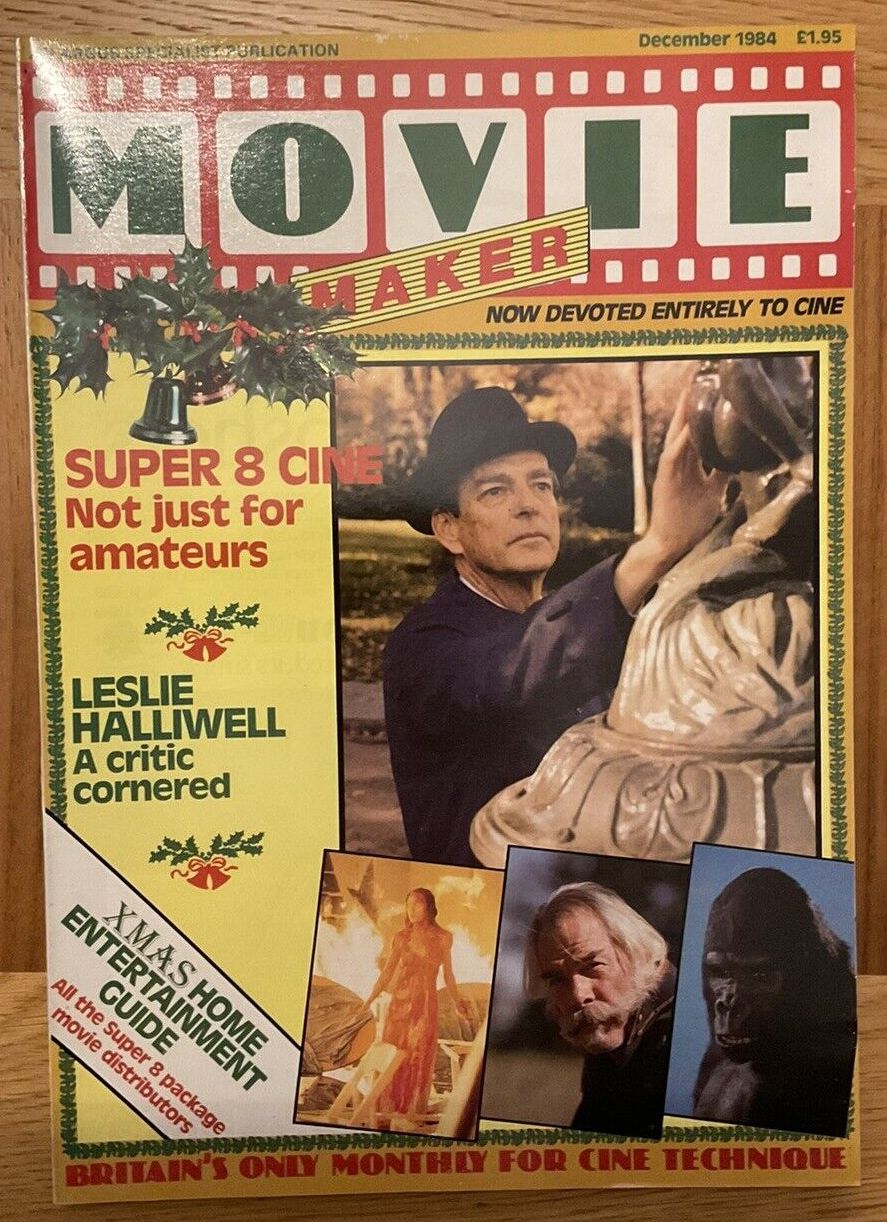 MOVIE MAKER (UK) magazine side cover  December 1984
