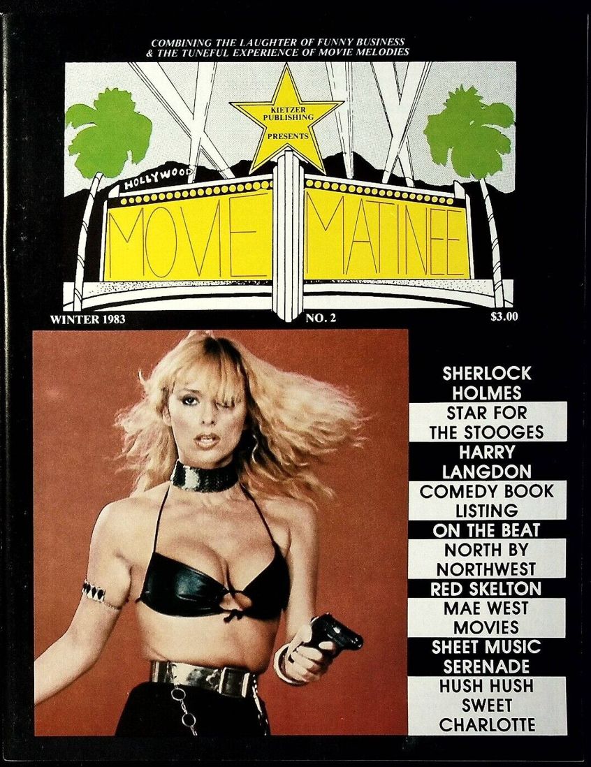 MOVIE MATINEE (USA) magazine side cover Issue 2 Winter 1983