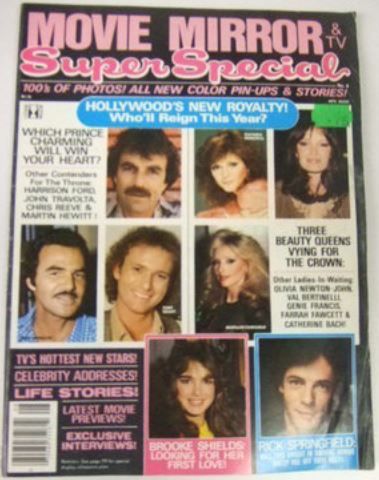 MOVIE MIRROR SUPER SPECIAL magazine side cover Issue 8  1981