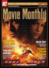 M2 MOVIE MONTHLY magazine side cover Issue 56 February 2007
