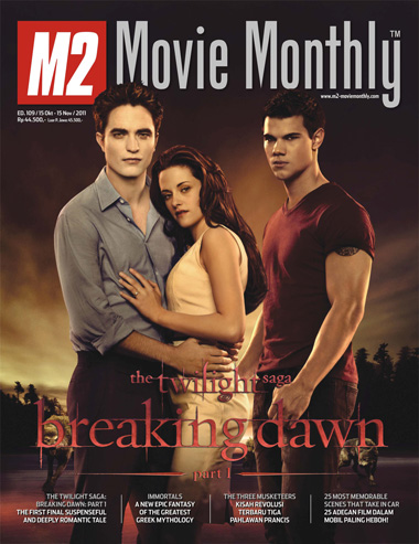 M2 MOVIE MONTHLY magazine side cover Issue 109 November 2011