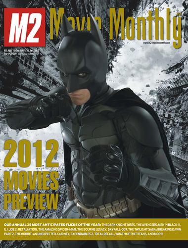 M2 MOVIE MONTHLY magazine side cover Issue 111 January 2012