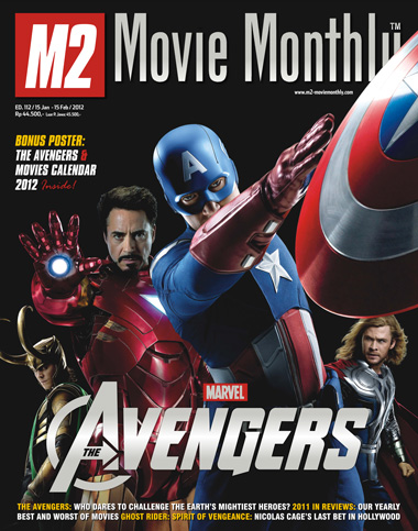 M2 MOVIE MONTHLY magazine side cover Issue 112 February 2012