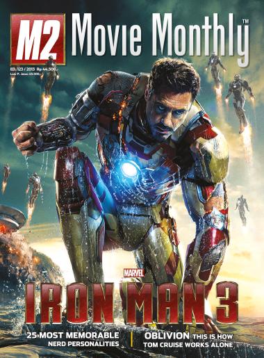 M2 MOVIE MONTHLY magazine side cover Issue 123 January 2013