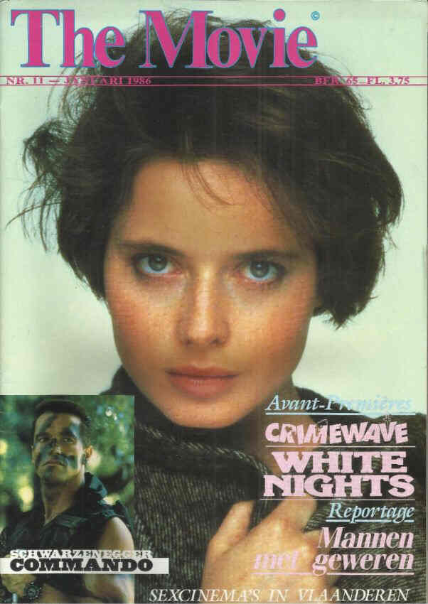 MOVIE (Be) magazine side cover Issue 11  January 1986