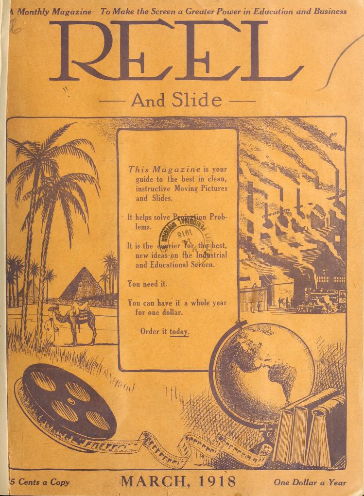 MOVING PICTURE AGE magazine side cover March 1918