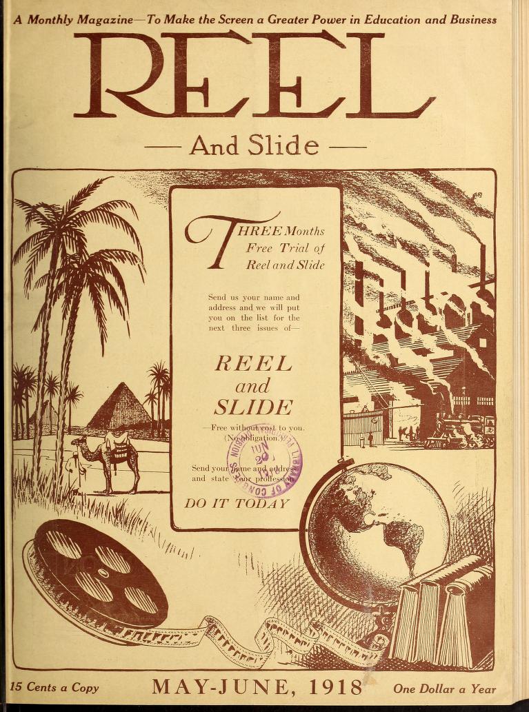 MOVING PICTURE AGE magazine side cover May/June 1918