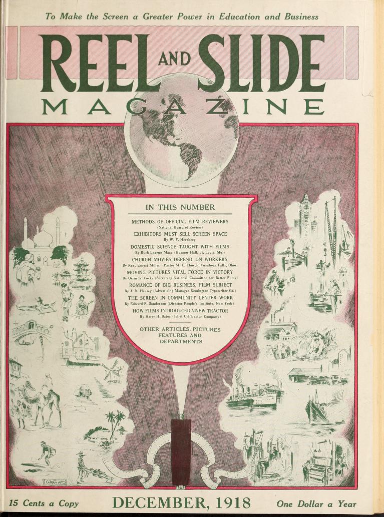 MOVING PICTURE AGE magazine side cover December 1918