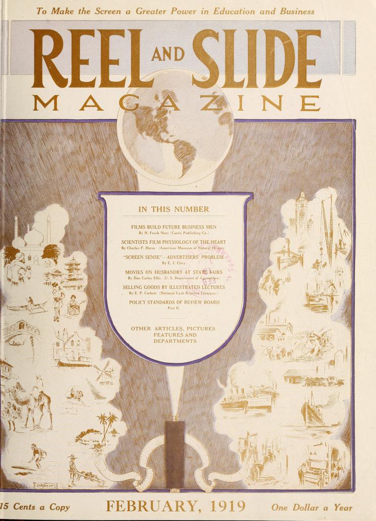 MOVING PICTURE AGE magazine side cover February 1919