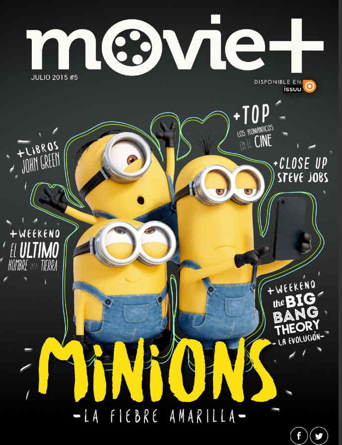 MOVIE PLUS magazine side cover Issue 5 July 2015
