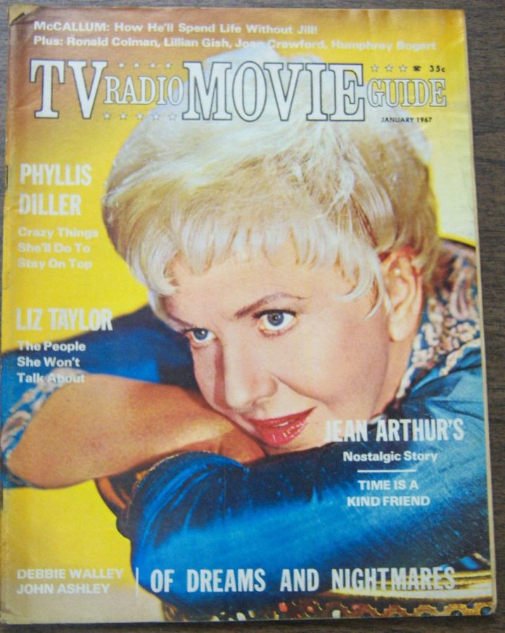 MOVIE-RADIO GUIDE magazine side cover January 1967