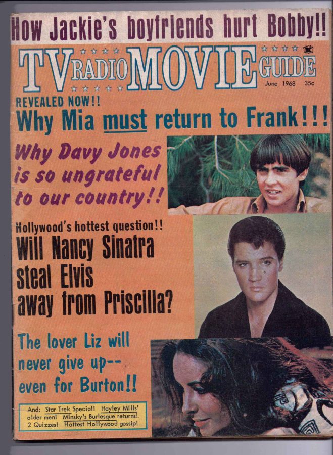 MOVIE-RADIO GUIDE magazine side cover June 1968