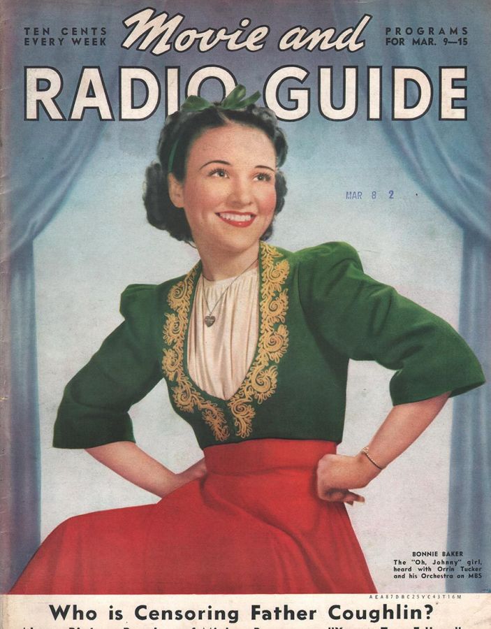 MOVIE-RADIO GUIDE magazine side cover 9 March 1940