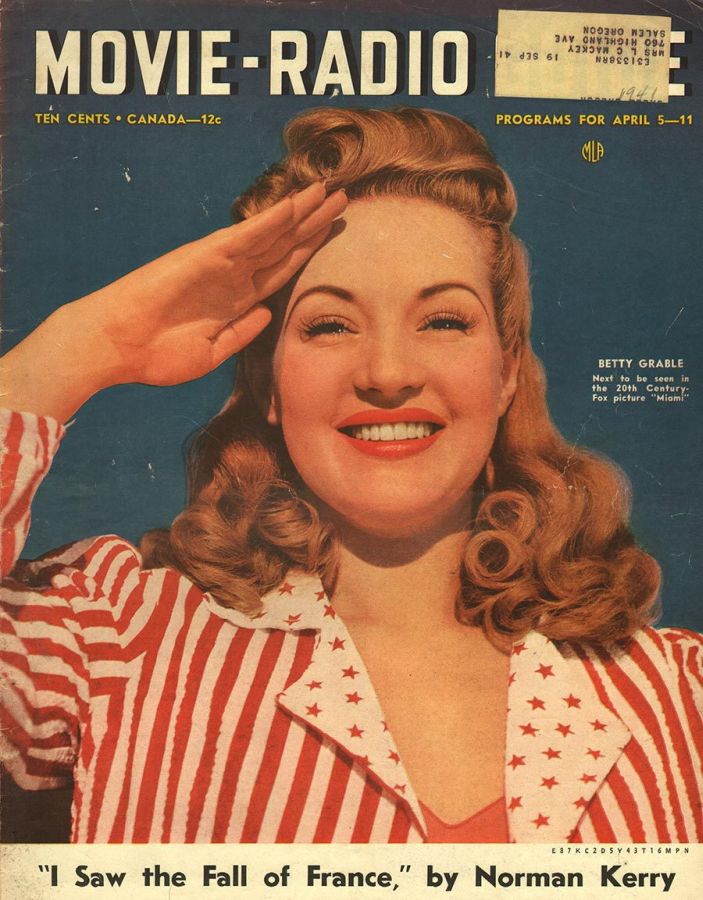 MOVIE-RADIO GUIDE magazine side cover 5 April 1941