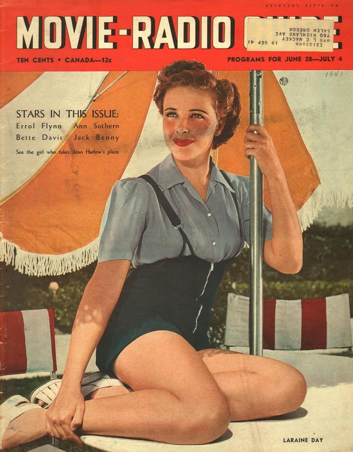 MOVIE-RADIO GUIDE magazine side cover 28 June 1941