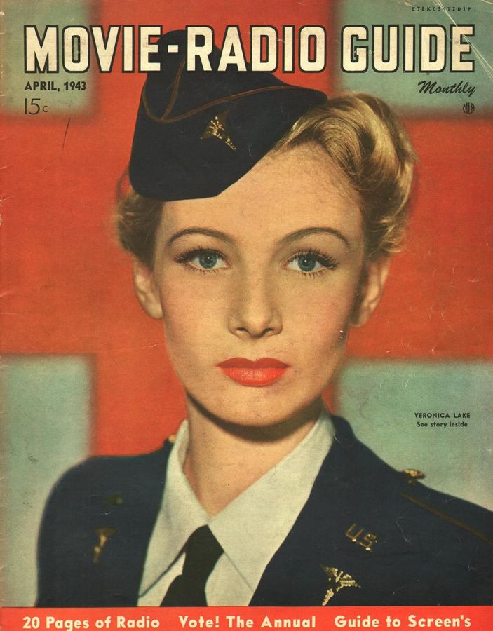 MOVIE-RADIO GUIDE magazine side cover April 1943