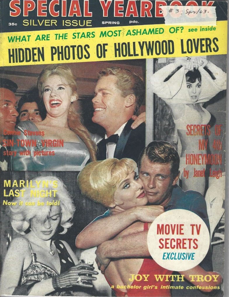MOVIE SECRETS magazine side cover Spring 1963