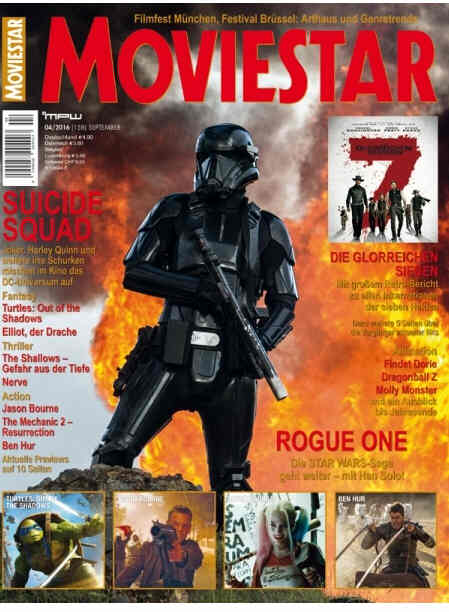 MOVIESTAR magazine side cover Issue 158 September 2016