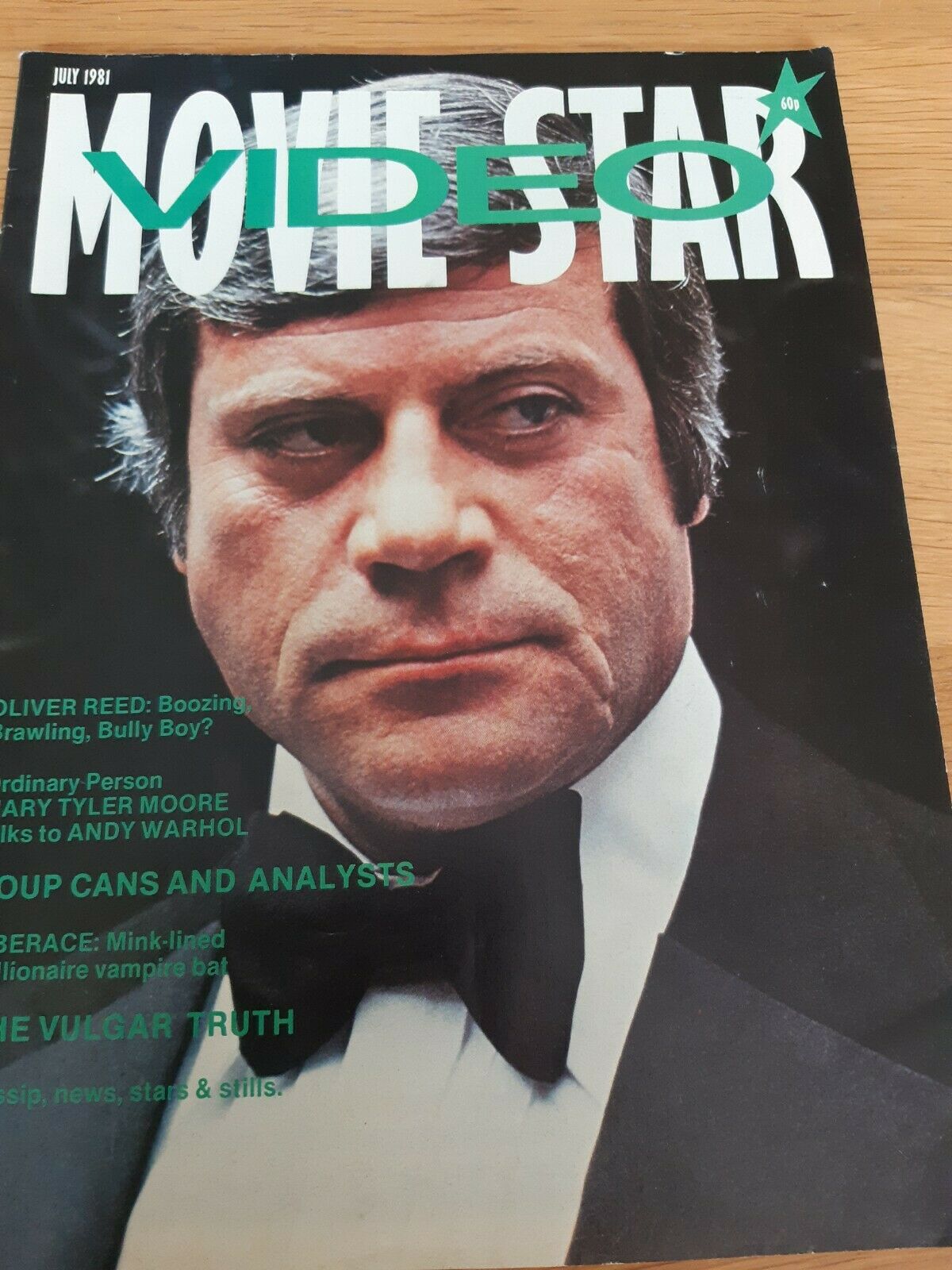 MOVIE STAR VIDEO magazine side cover  July 1981