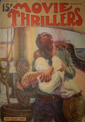 MOVIE ADVENTURES magazine side cover Issue 6 March 1925