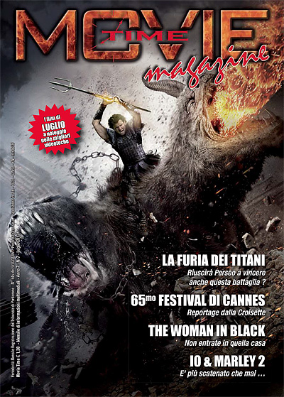 MOVIE TIME MAGAZINE (ITALY) magazine side cover July 2012