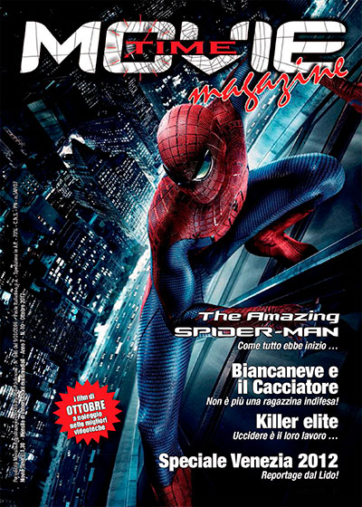 MOVIE TIME MAGAZINE (ITALY) magazine side cover October 2012