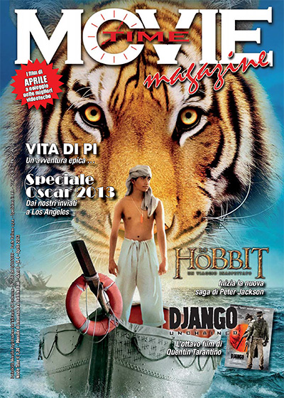 MOVIE TIME MAGAZINE (ITALY) magazine side cover April 2013