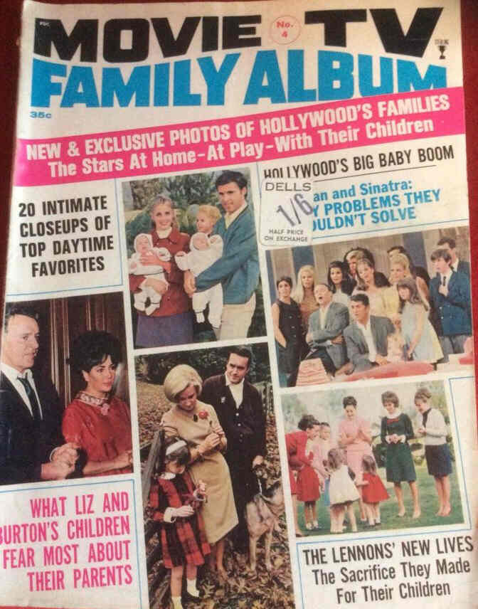 MOVIE TV FAMILY ALBUM magazine side cover Issue 4  1968