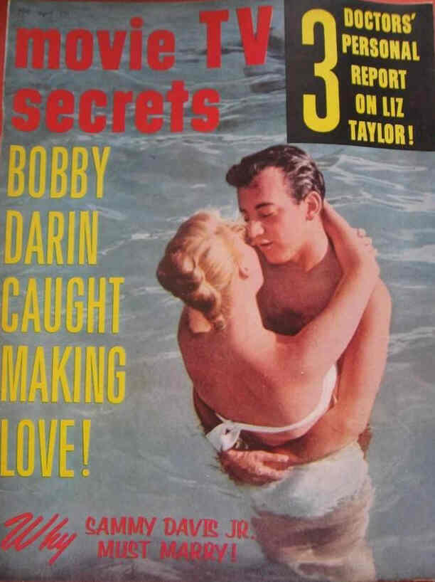 MOVIE SECRETS magazine side cover April 1960