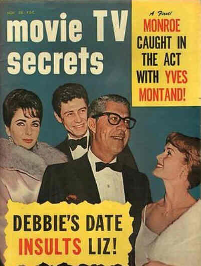 MOVIE SECRETS magazine side cover November 1960