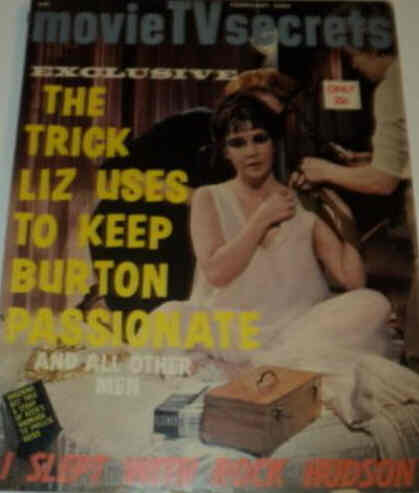 MOVIE SECRETS magazine side cover February 1964