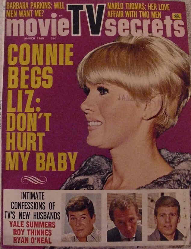 MOVIE SECRETS magazine side cover March 1968