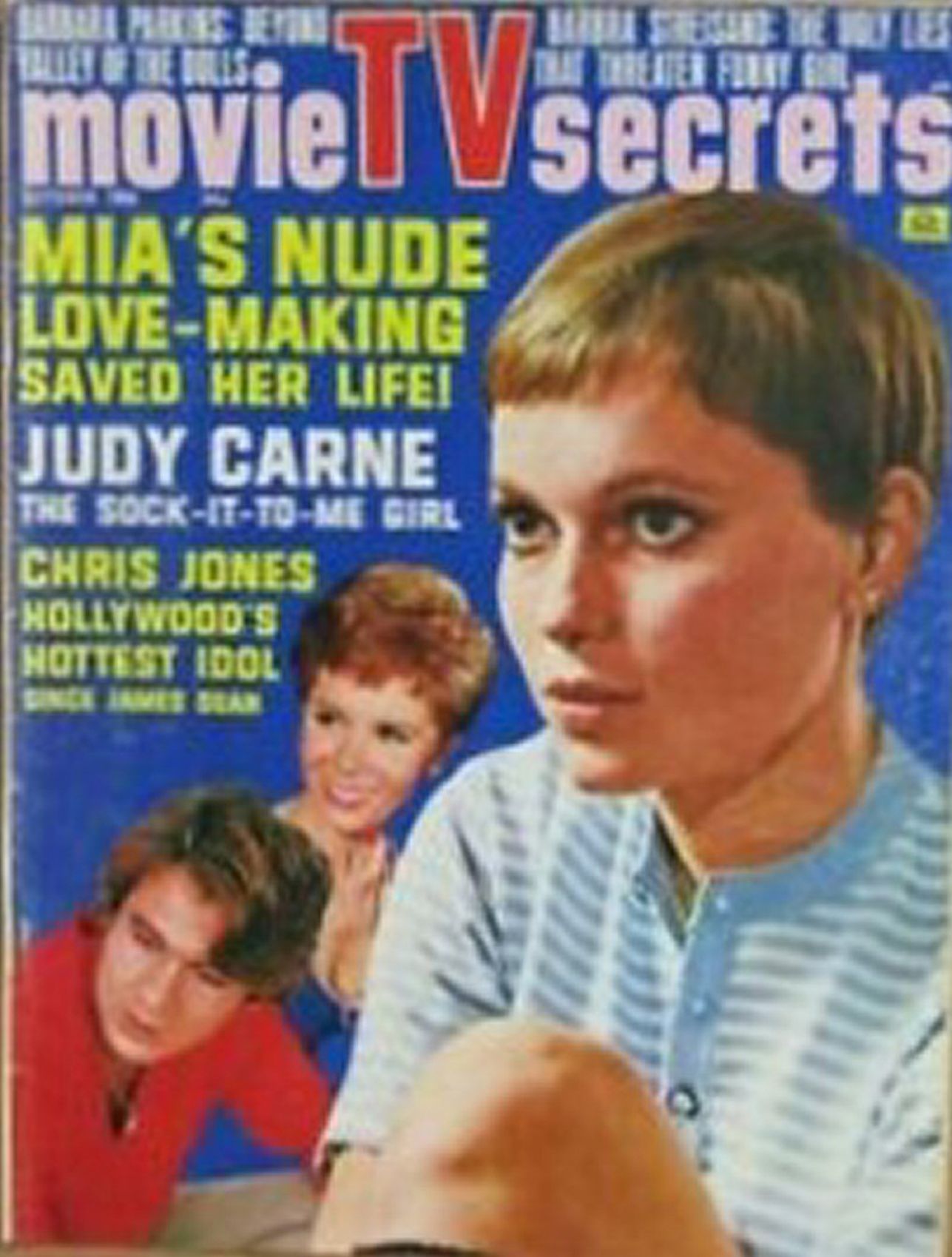 MOVIE SECRETS magazine side cover October 1968